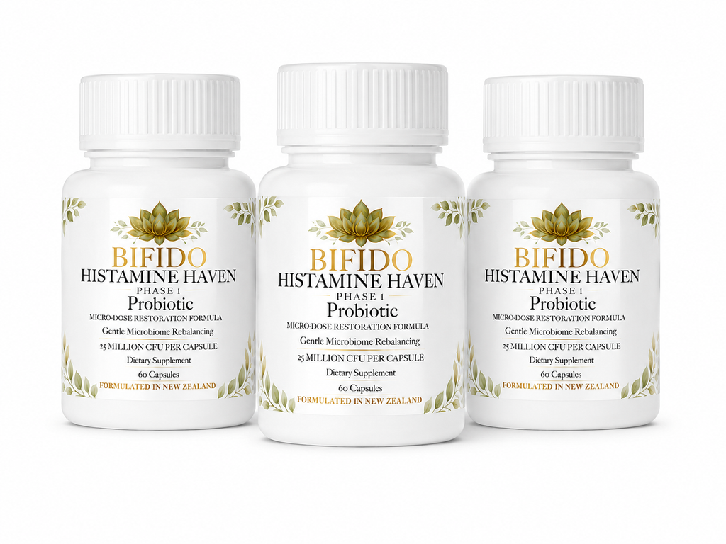 Histamine Haven Phase 1 Probiotic – Recommended 6 Month Bundle